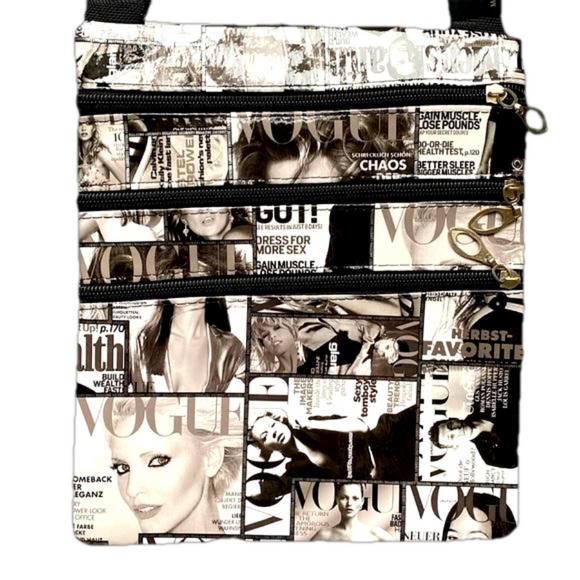 Vogue Magazine Covers Crossbody Bag - NWT - Picture 2 of 5
